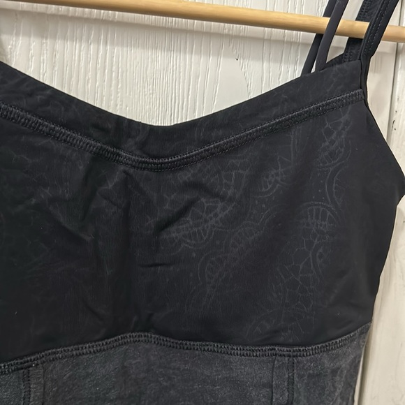 Ivivva Black & Charcoal Empire Waist Tank Top - Picture 4 of 5